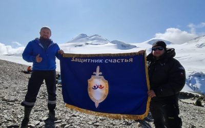 Подъем в штурмовой лагерь высотой 4200 м, Горы Казбек со стороны Северной Осетии